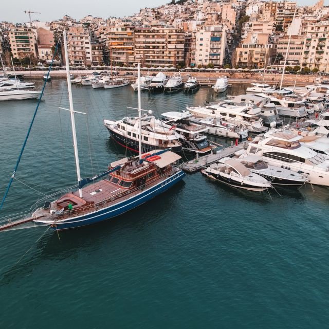 Atenas: Riveria Cruise ao pôr do sol com bebidas ilimitadas