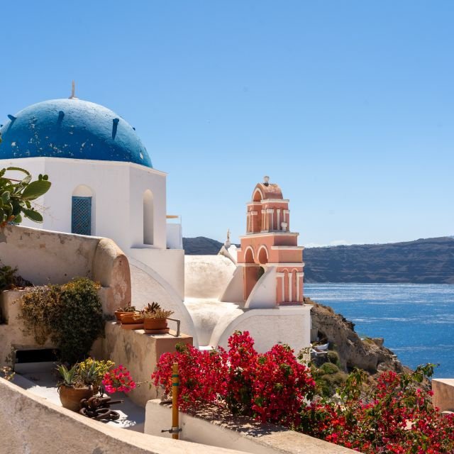 Santorini: Cruzeiro Ilhas Vulcânicas e Visita Fontes Termais