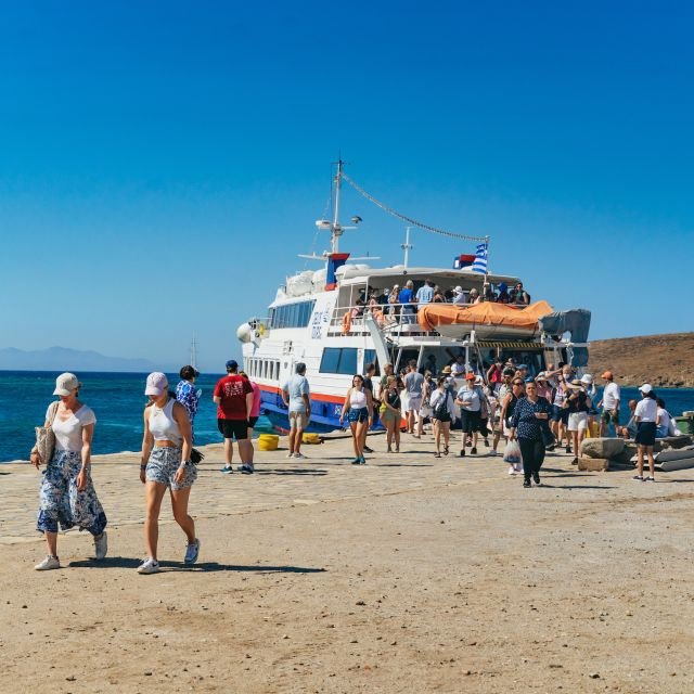 Mykonos: Excursão Guiada a Delos com Ingresso Sem Fila