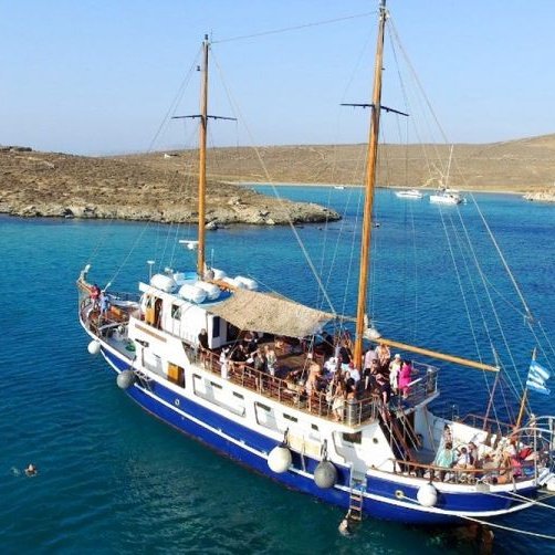 MYKONOS: Passeio de Barco de Meio Dia Ilhas Delos e Rinia