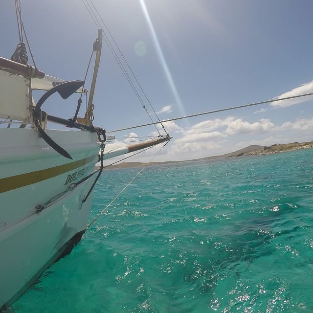 MYKONOS: Passeio de Barco de Meio Dia Ilhas Delos e Rinia