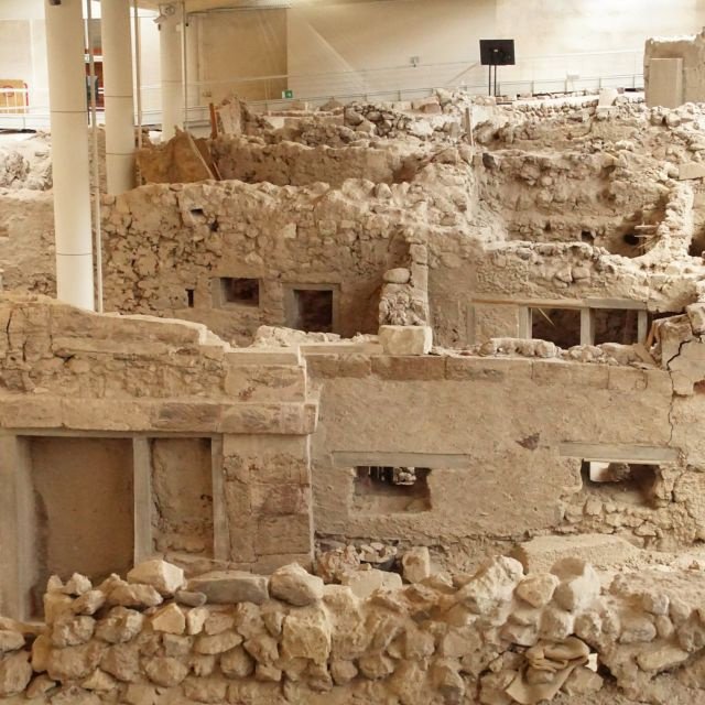 Santorini: ingresso para a cidade pré-histórica de Akrotiri com guia de áudio