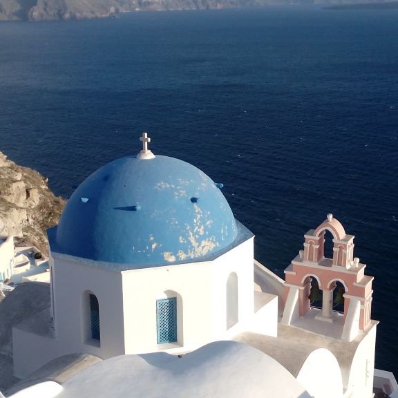 Santorini: Excursão para grupos pequenos pelos castelos venezianos