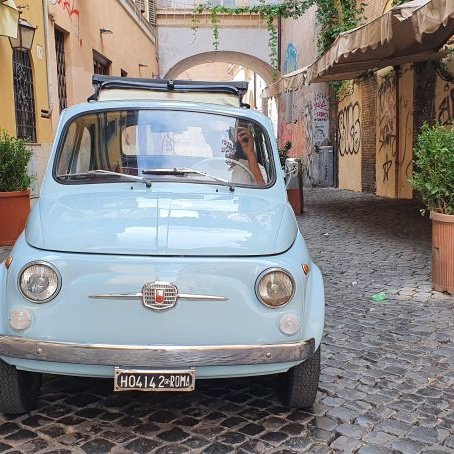 Roma: Aluguel Fiat 500 Classic de dia inteiro