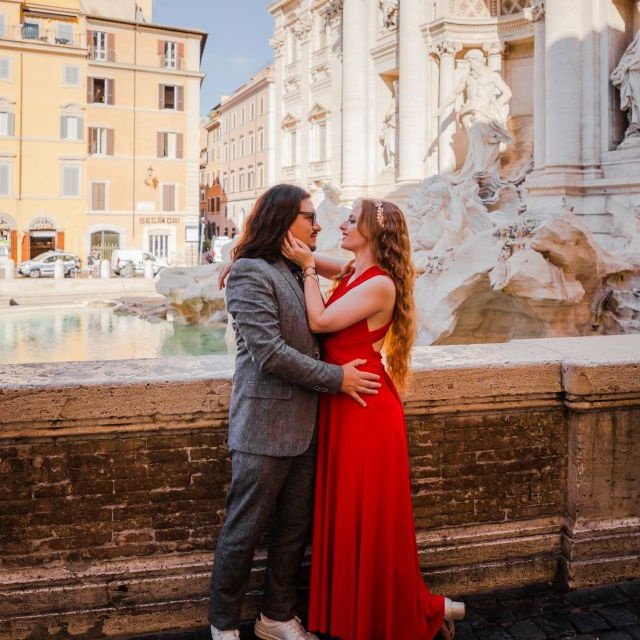 Roma: sessão de fotos na Fontana di Trevi