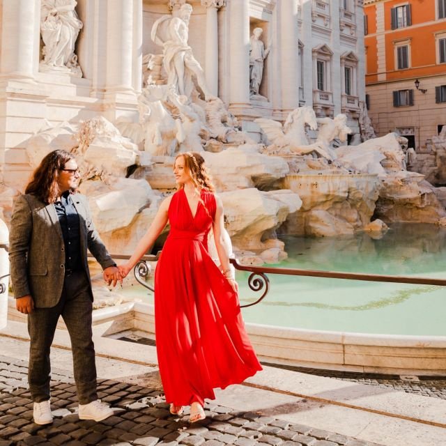 Roma: sessão de fotos na Fontana di Trevi