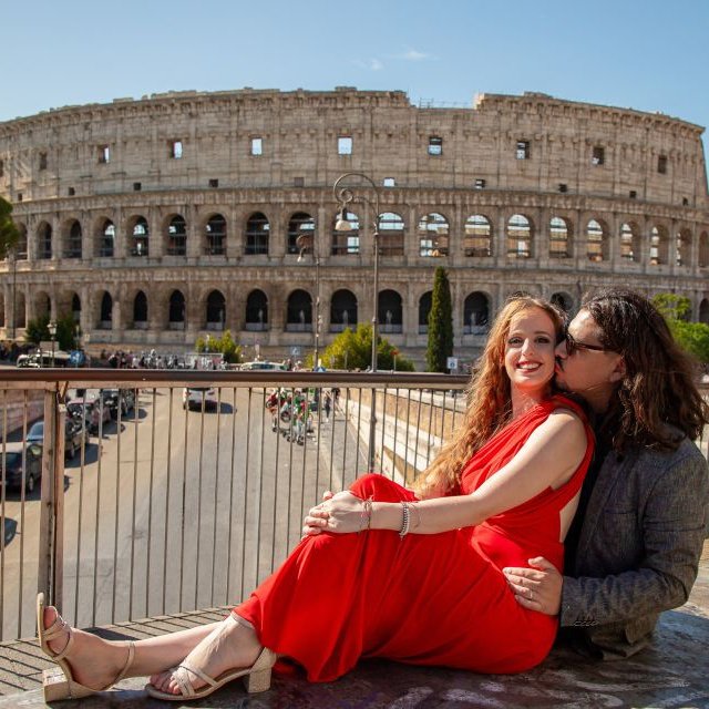 Roma: sessão de fotos profissional fora do Coliseu