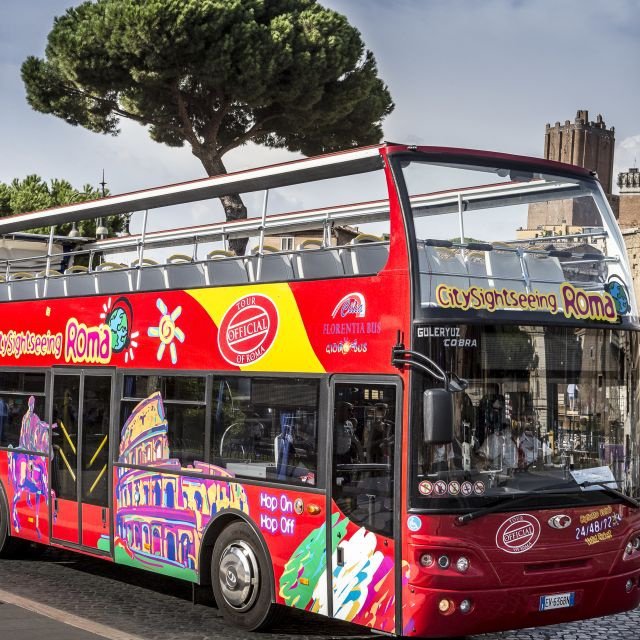 Roma: Bilhete de Ônibus Hop-On Hop-Off com Guia de Áudio