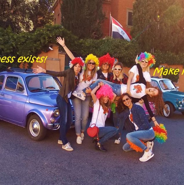 Roma: Excursão de 90 minutos em comboio em vintage Fiat 500