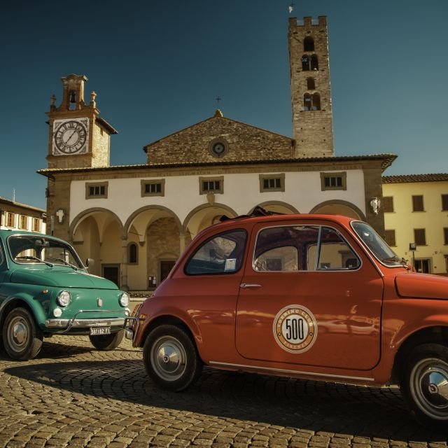 Florença: Degustação de Vinhos c/ Almoço e Fiat 500 Retrô