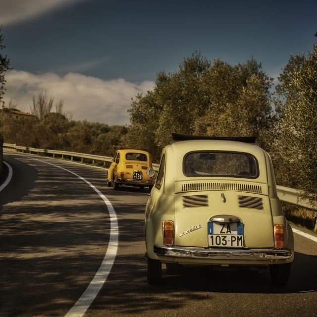 Florença: Degustação de Vinhos c/ Almoço e Fiat 500 Retrô