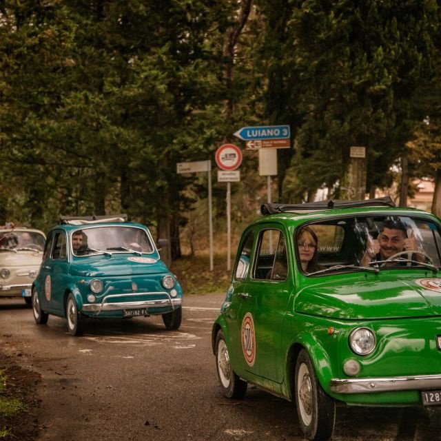 Florença: Degustação de Vinhos c/ Almoço e Fiat 500 Retrô