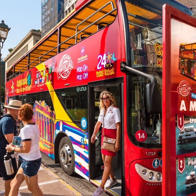 Atenas: Ônibus Vermelho Hop-On Hop-Off com Pireu e Riviera