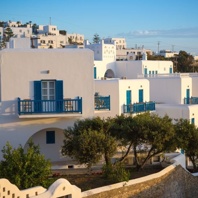 Mykonos: De Atenas - viagem de um dia a Mykonos com bilhetes de balsa