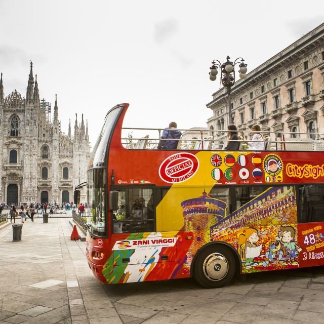 Milão: Bilhete de 1 Dia para Ônibus Hop-On Hop-Off