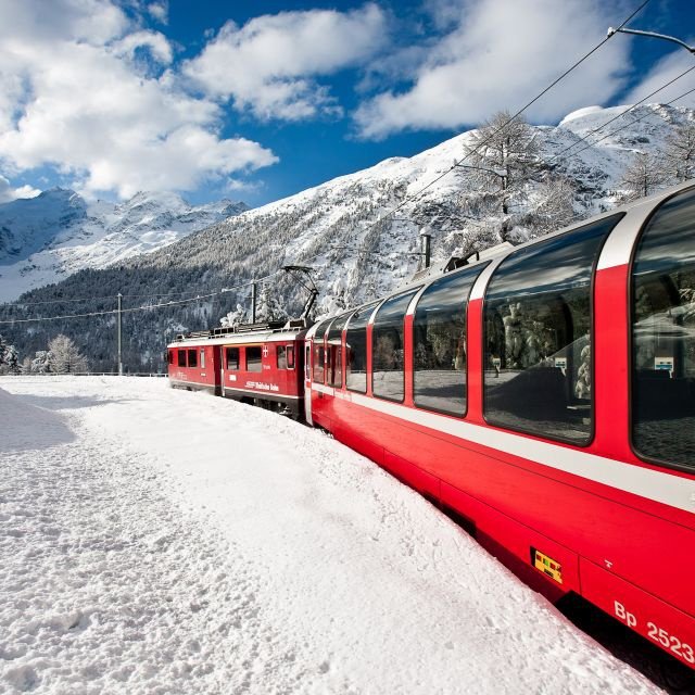 De Milão: Excursão Turística St. Moritz e Bernina Express