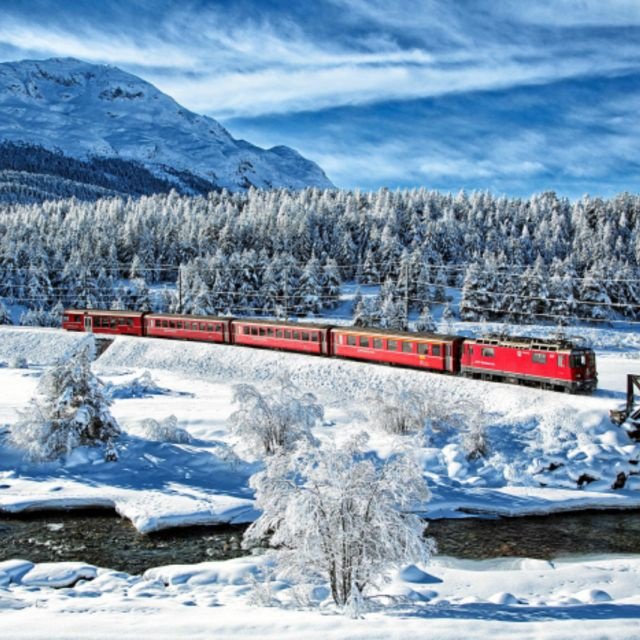 De Milão: Excursão Turística St. Moritz e Bernina Express