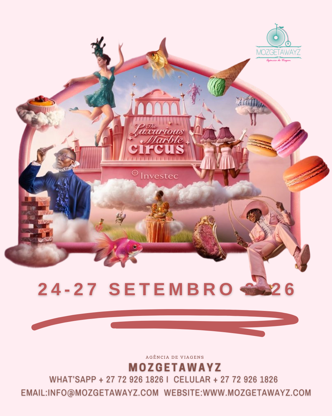 MARBLE CIRCUS 2026 - SOUTHERN SUN SANDTON - Exclui Transporte