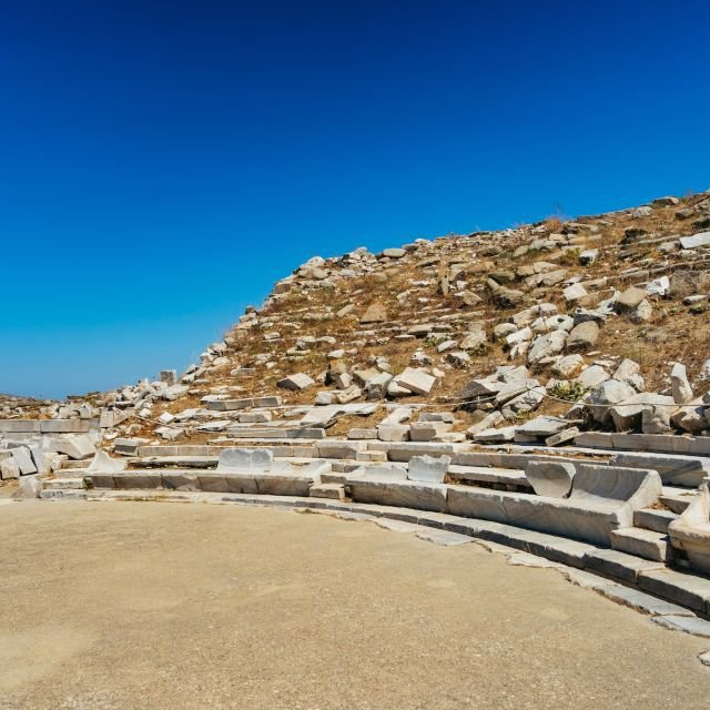 Mykonos: Excursão Guiada a Delos com Ingresso Sem Fila