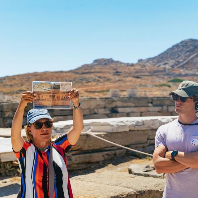 Mykonos: Excursão Guiada a Delos com Ingresso Sem Fila