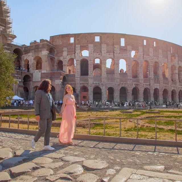 Roma: sessão de fotos profissional fora do Coliseu