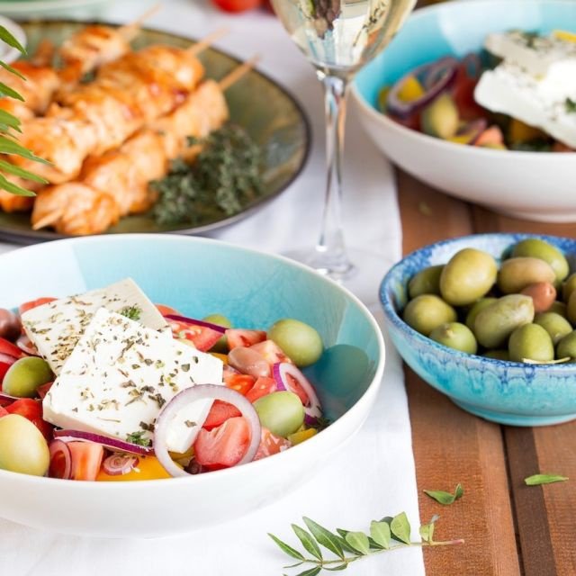 Atenas: aula de culinária grega guiada com jantar e vinho